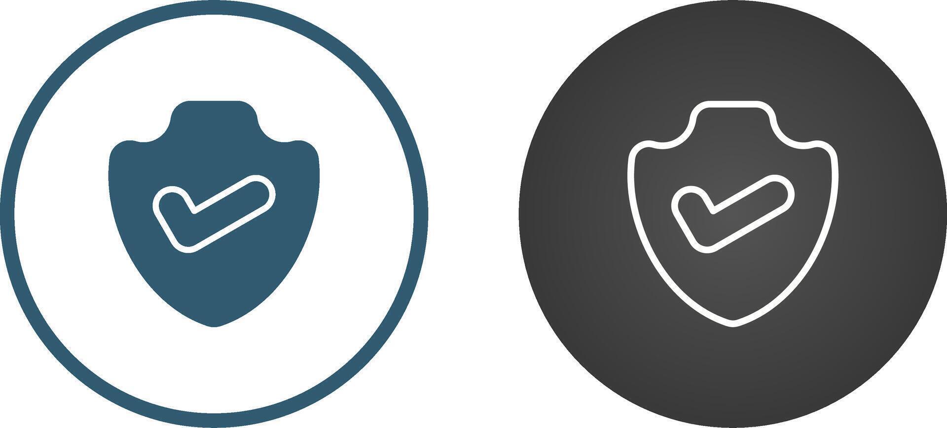 Sheild Check Vector Icon