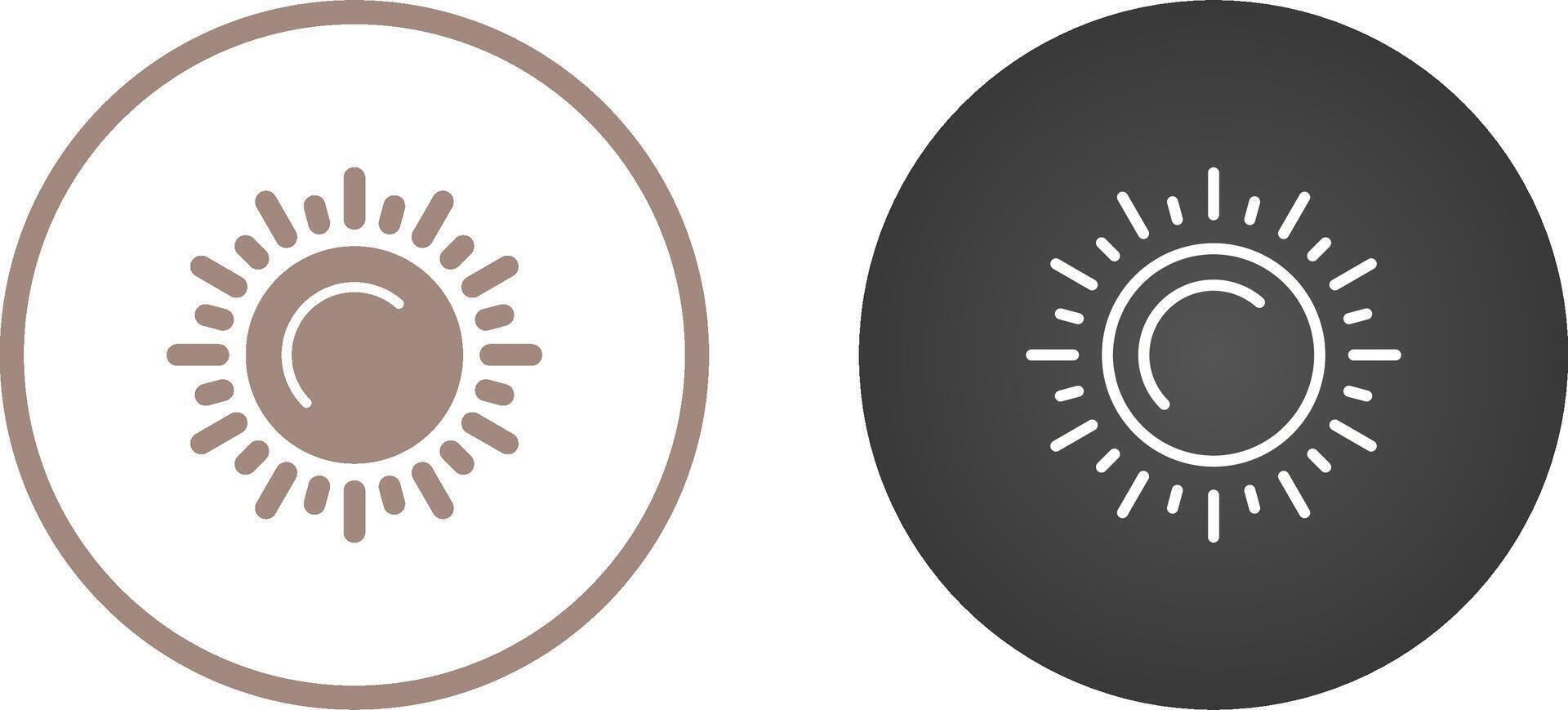 Sun Vector Icon