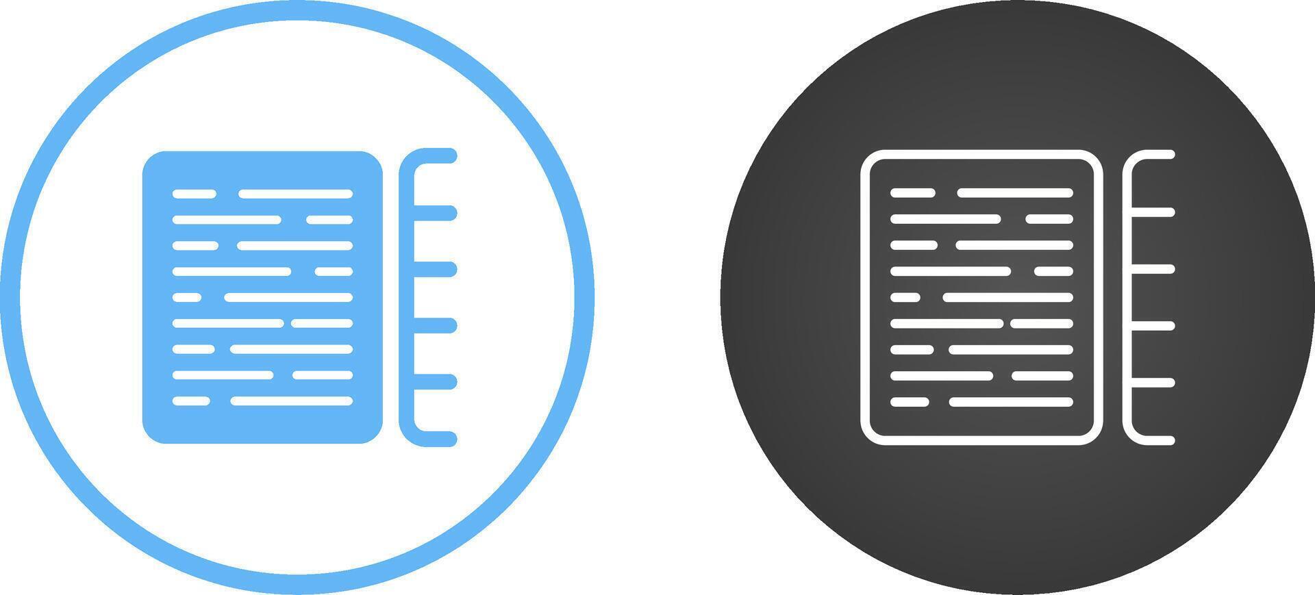 Document Indexing Vector Icon