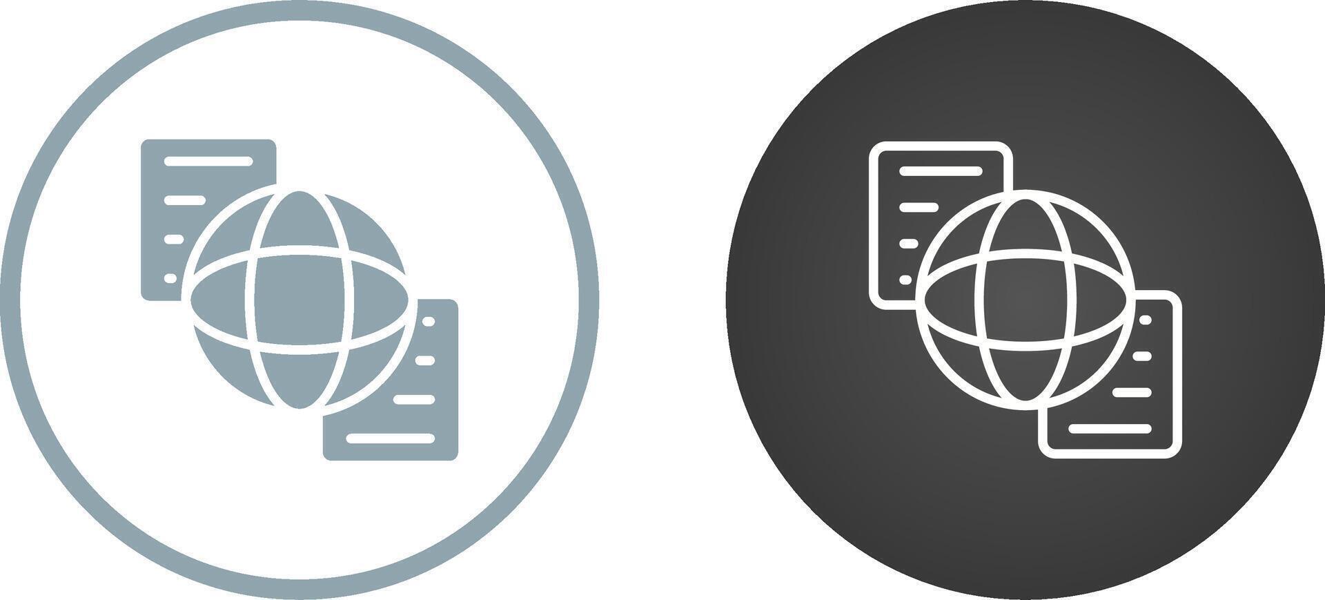 Document Sharing Vector Icon
