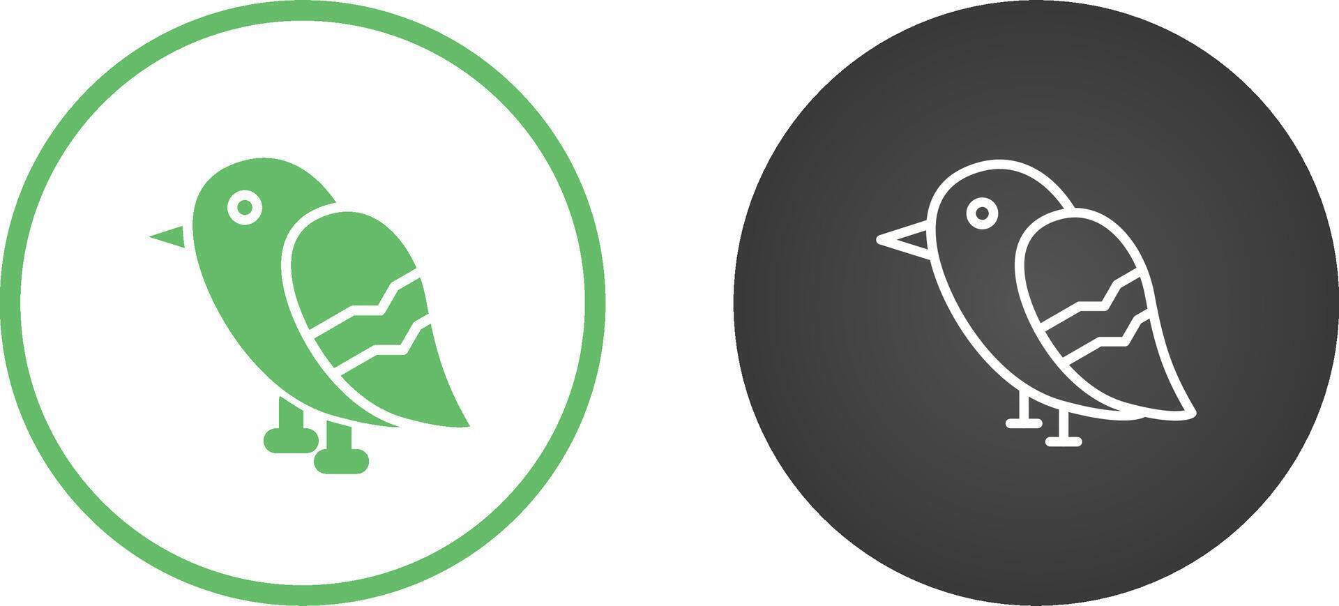 icono de vector de pájaro