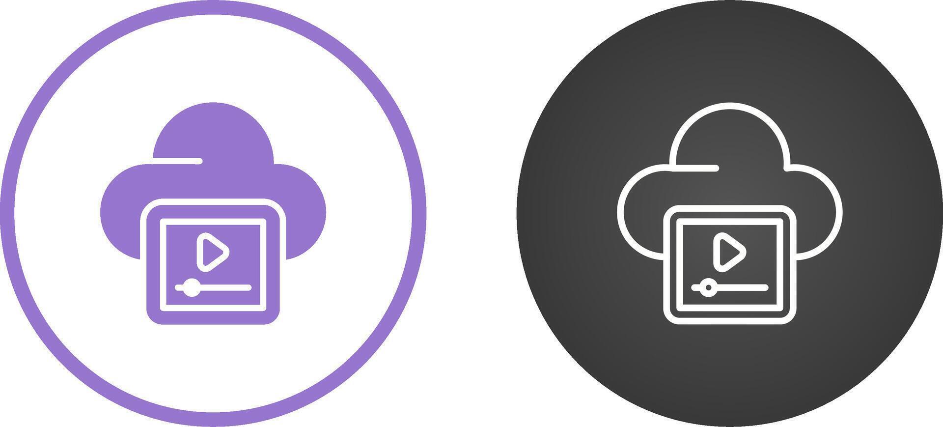 Video Hosting Vector Icon