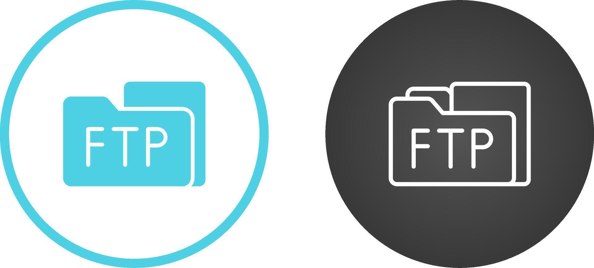 FTP Access Vector Icon