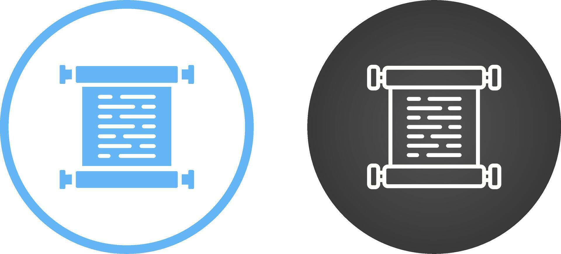Scroll Vector Icon