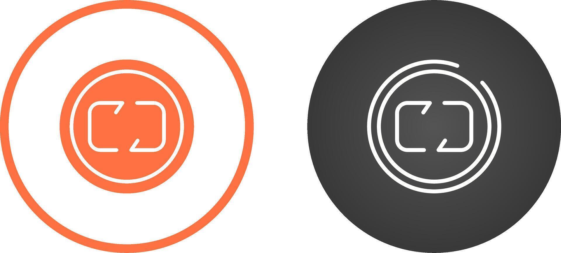Repeat Icon Vector Icon