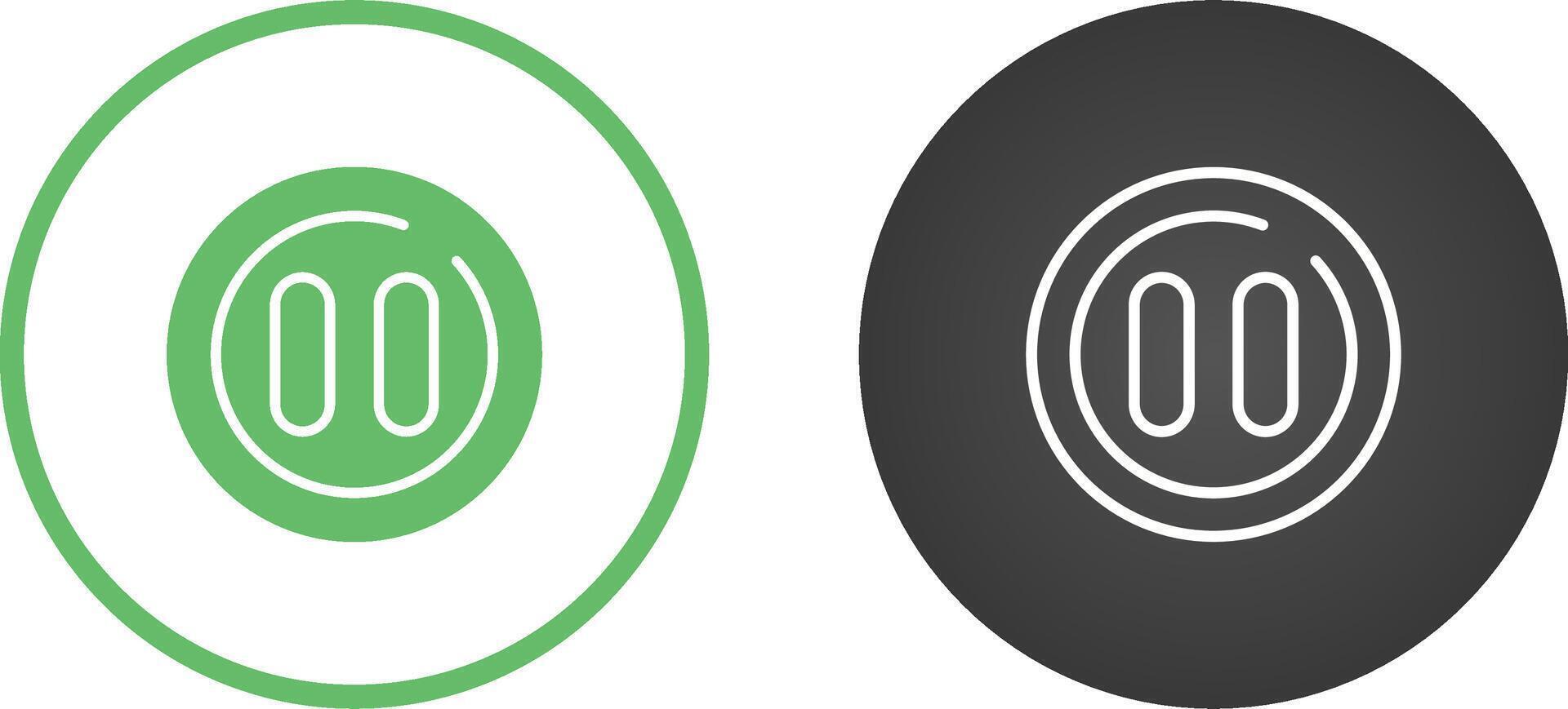 Pause Circle Vector Icon