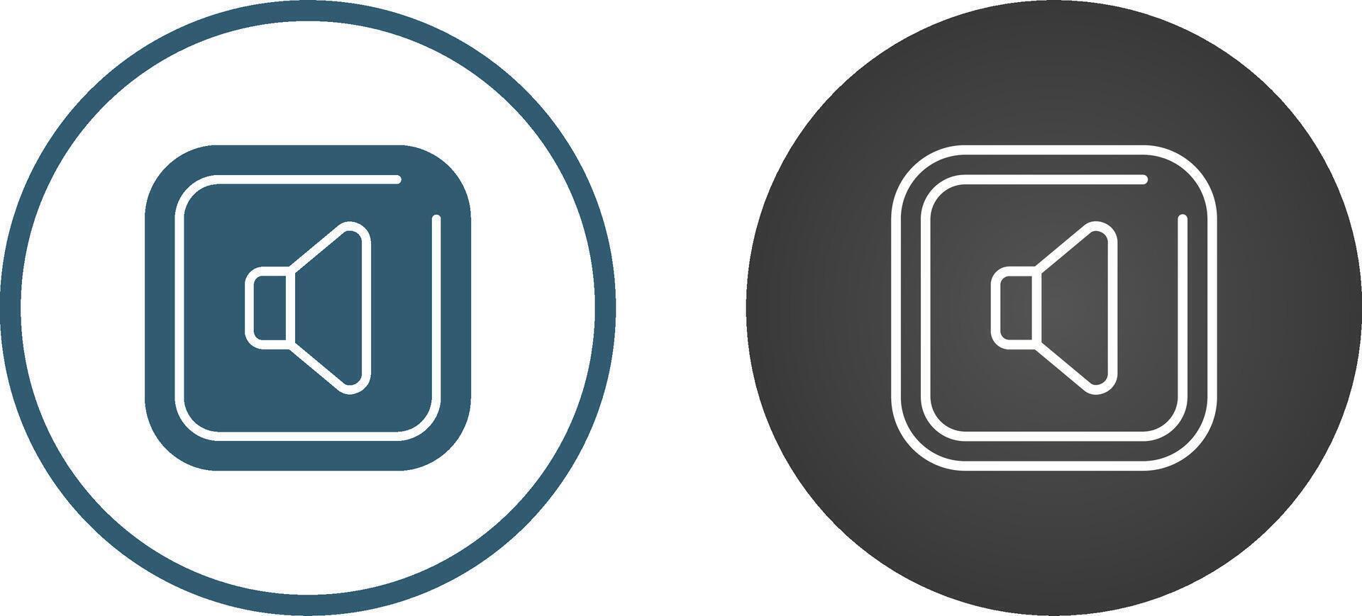 Speaker Square Vector Icon