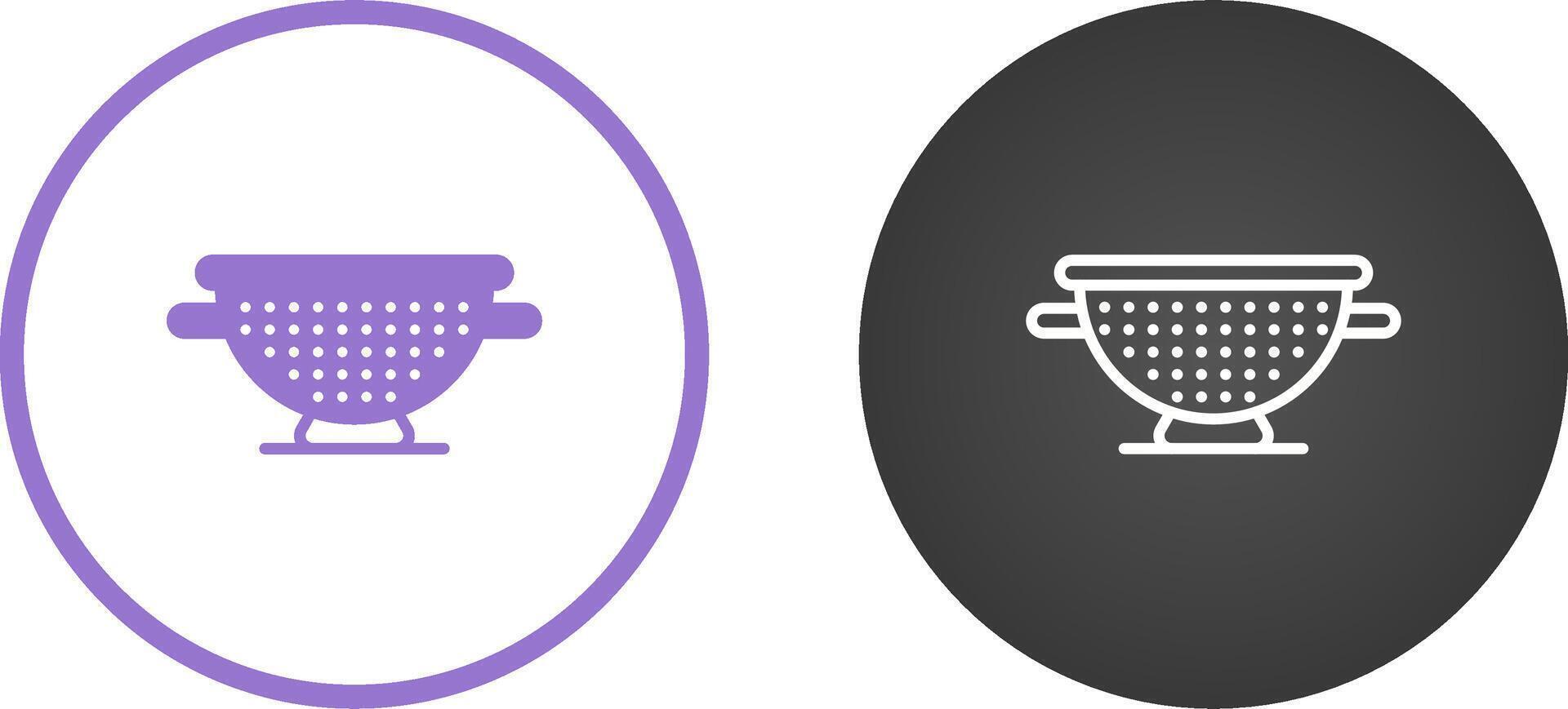 Colander Vector Icon