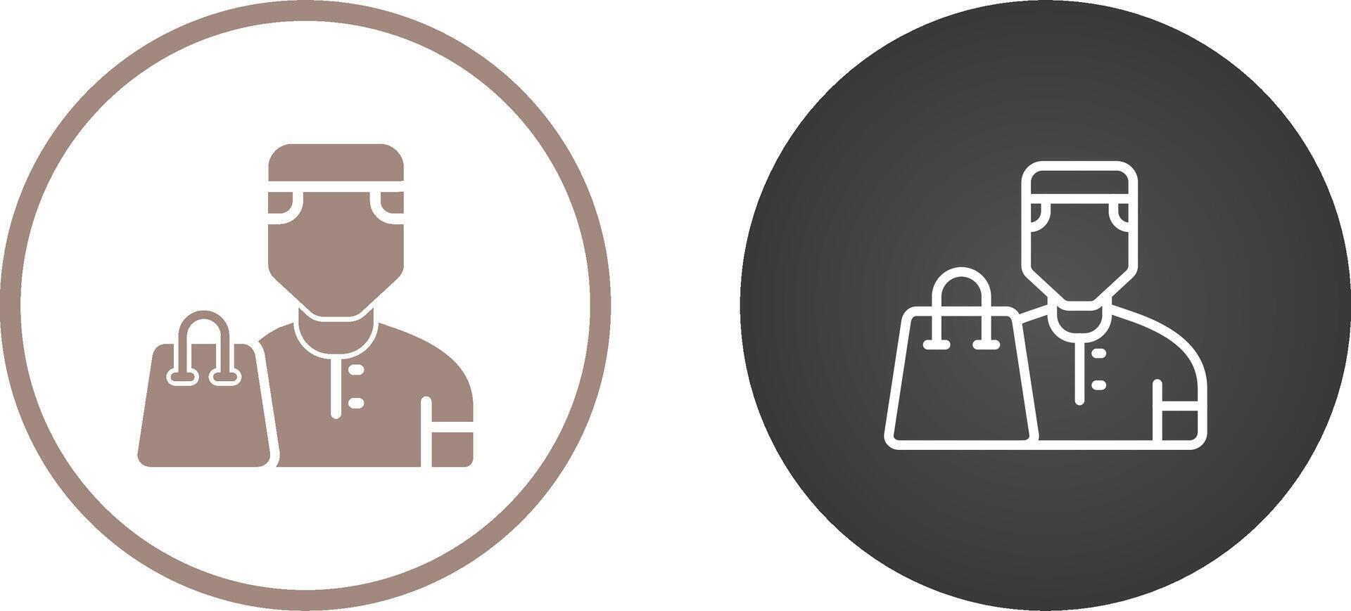 User Shopping Vector Icon
