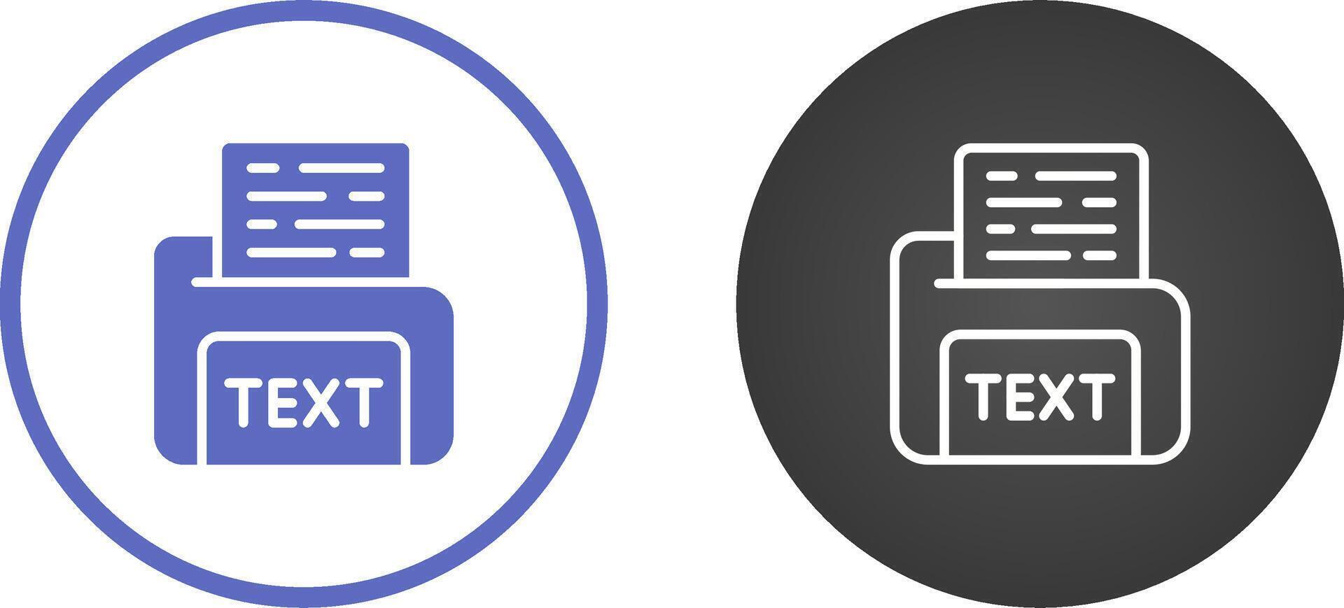 Text File Vector Icon 40673276 Vector Art at Vecteezy