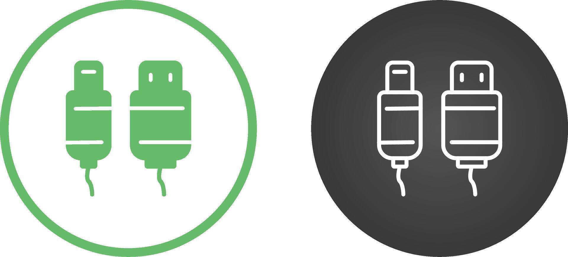 Usb Cable Vector Icon