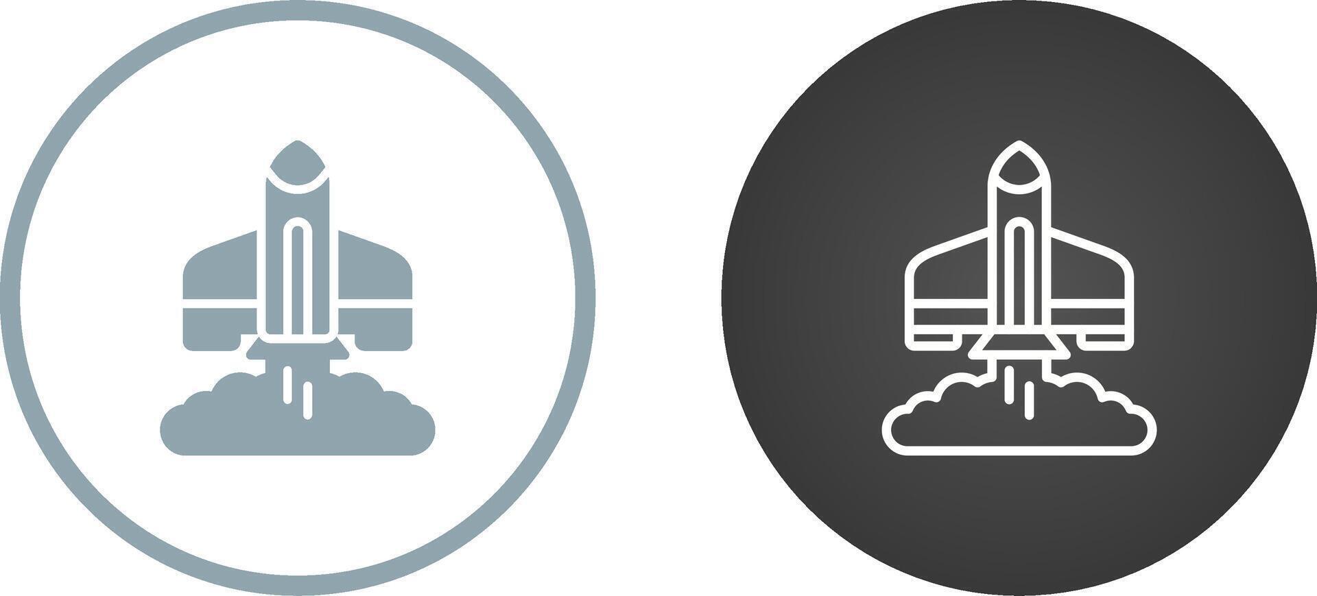 Rocket Launch Vector Icon