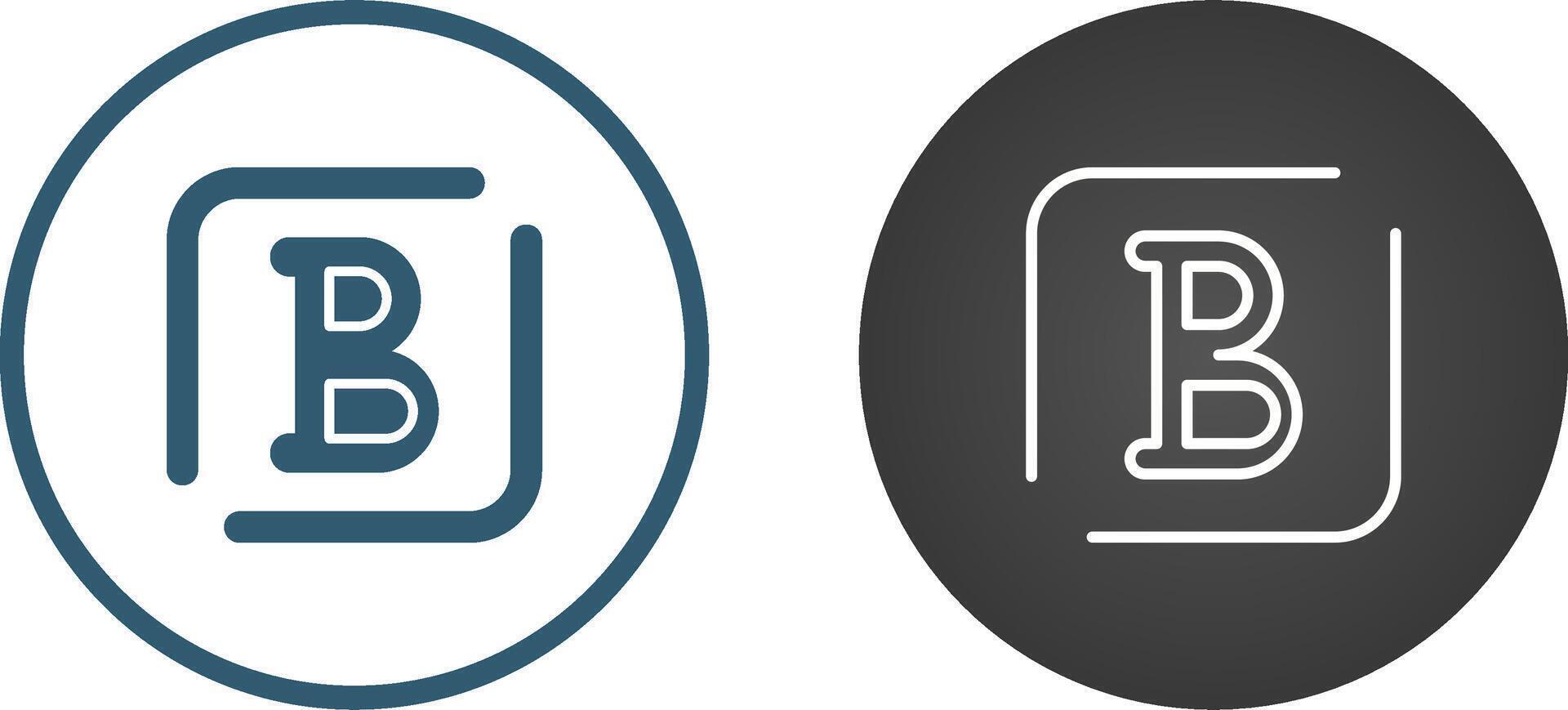 Bold Vector Icon