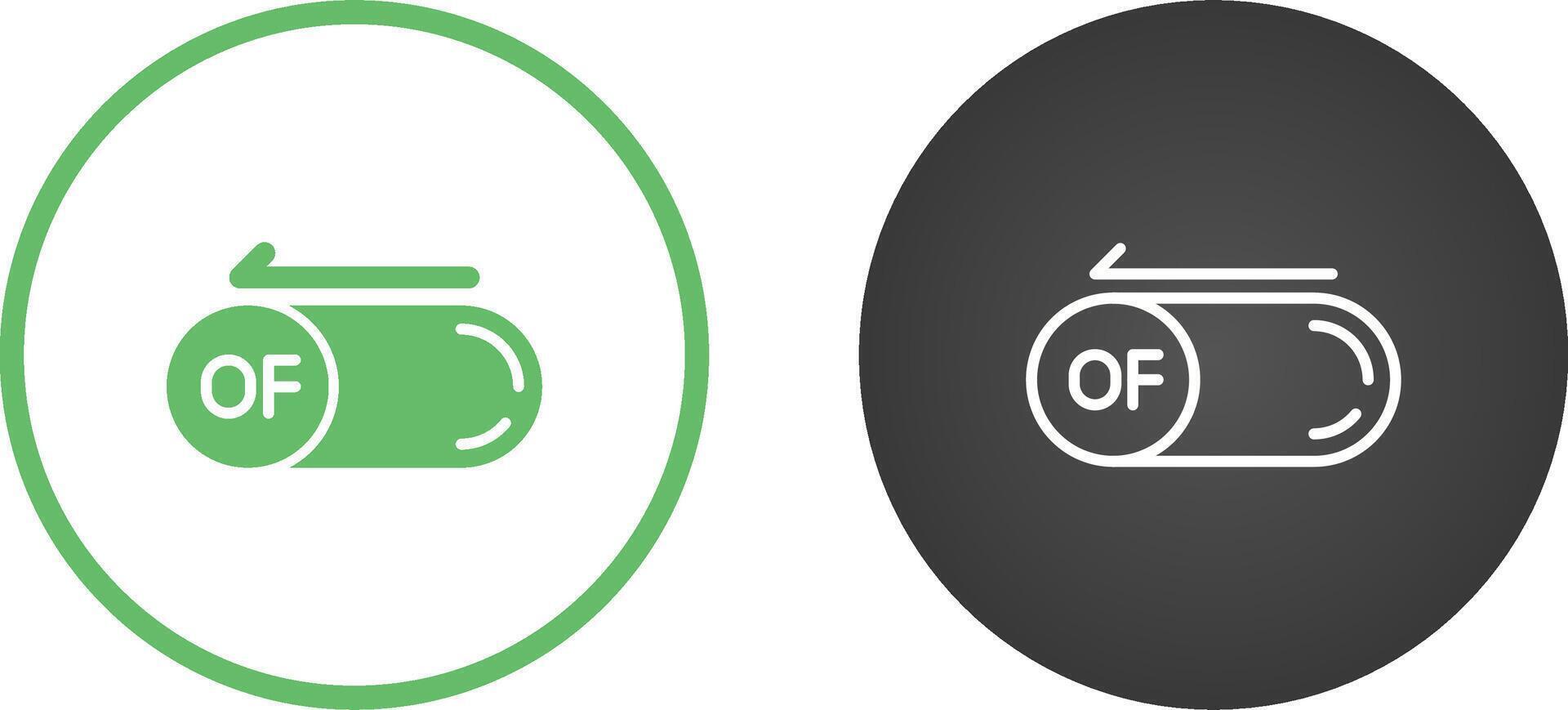 Of Button Vector Icon