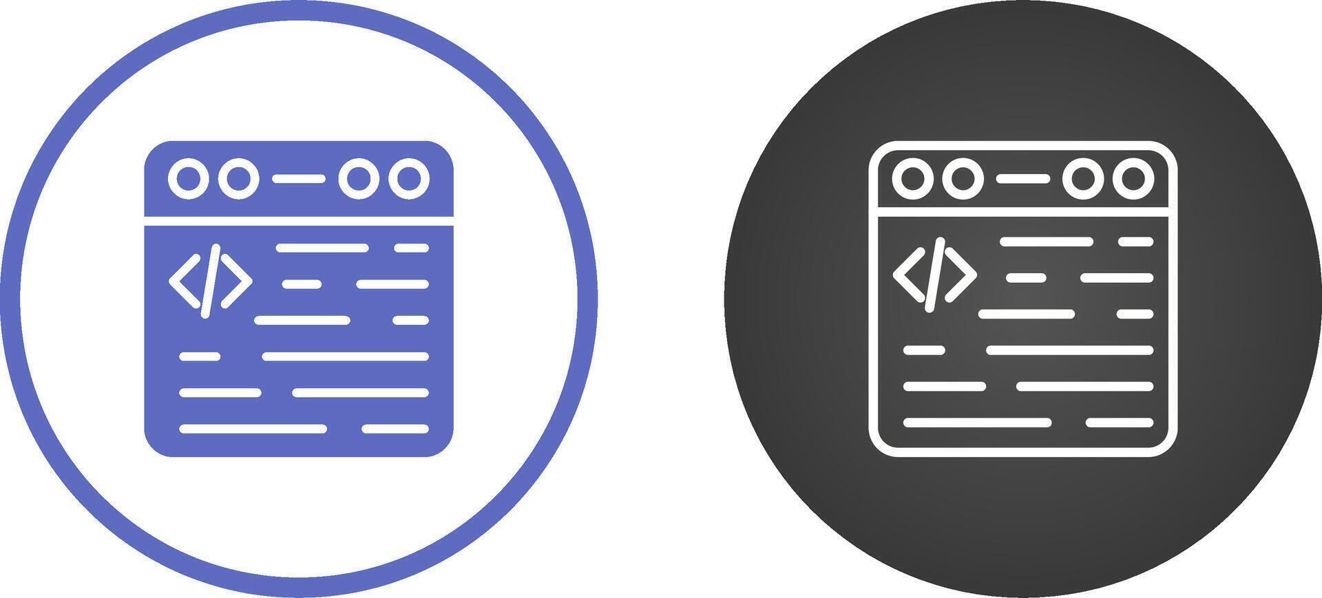 Browser Vector Icon
