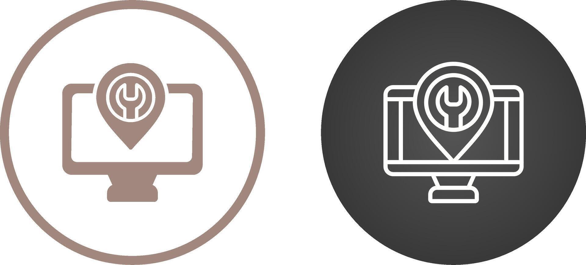Computer Vector Icon