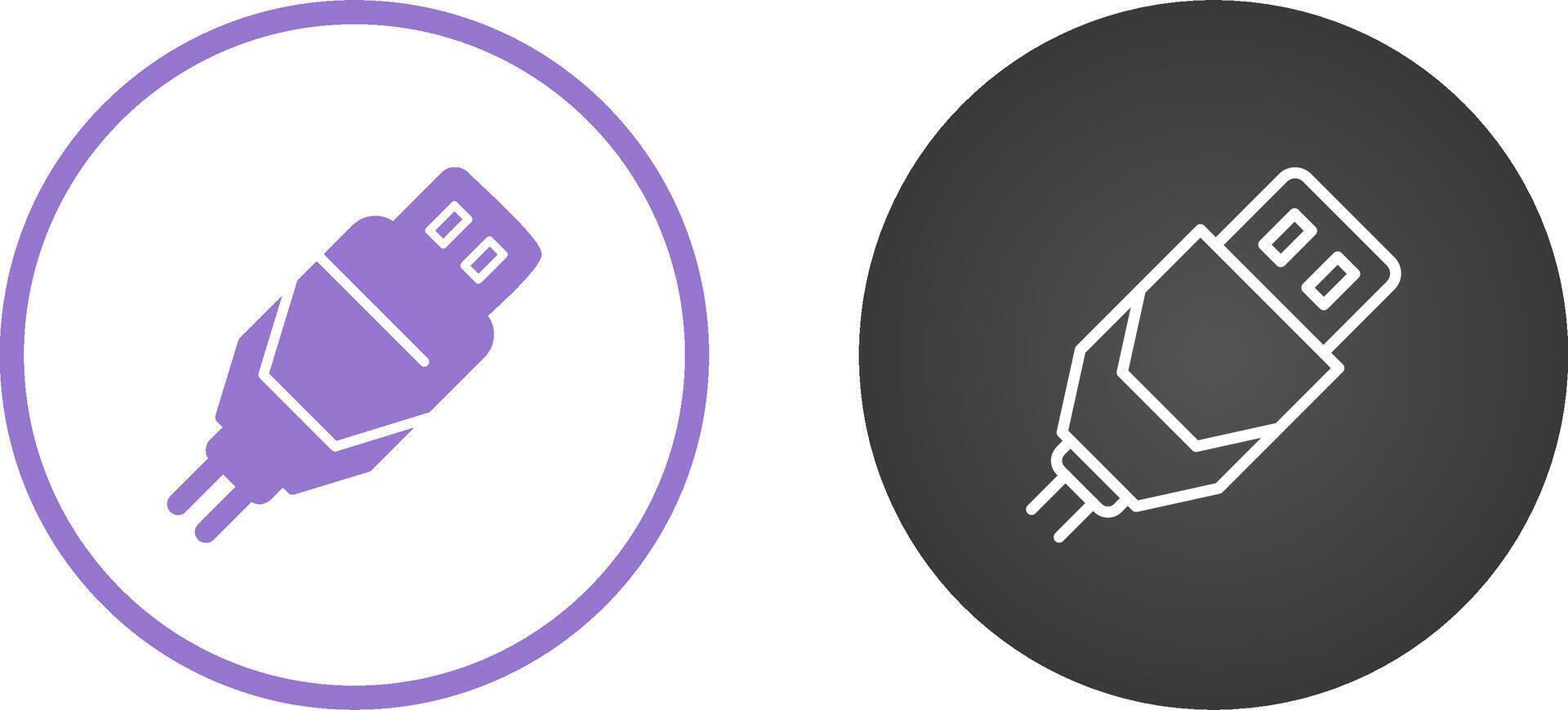 Usb Cable Vector Icon