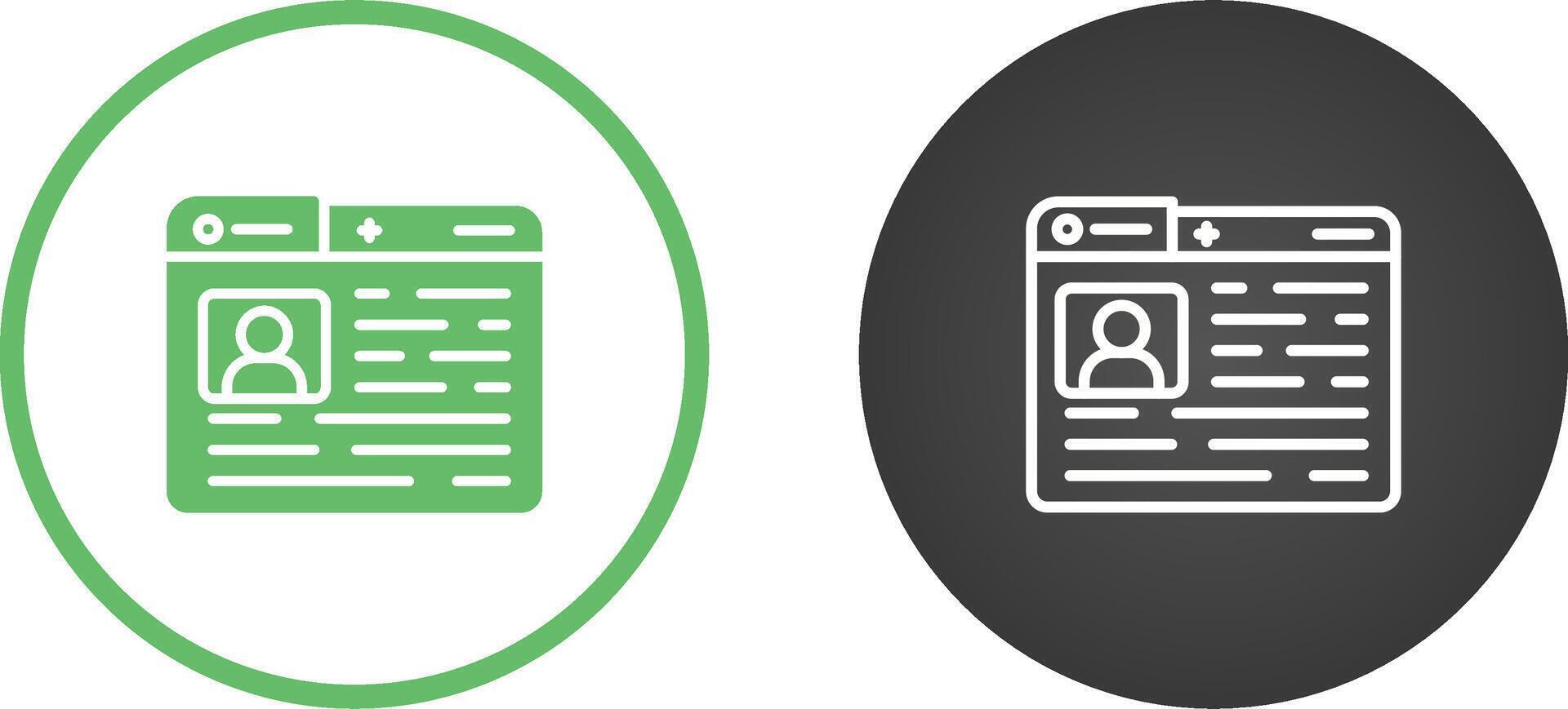 Profile Vector Icon