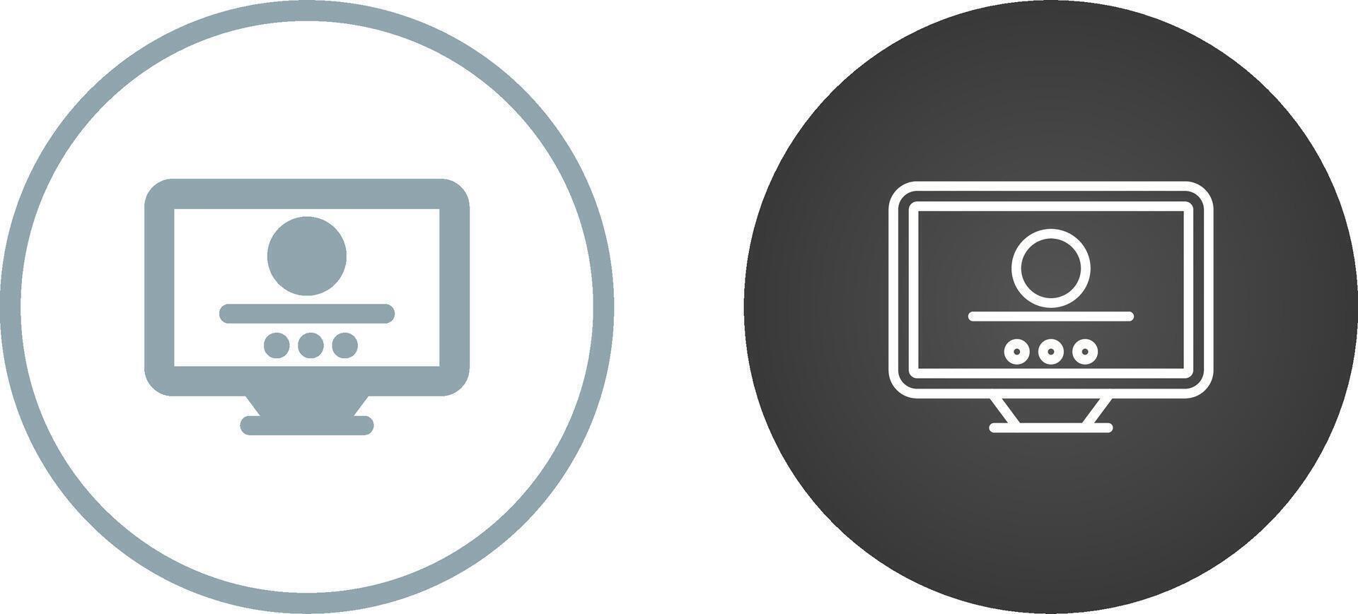 Desktop Vector Icon