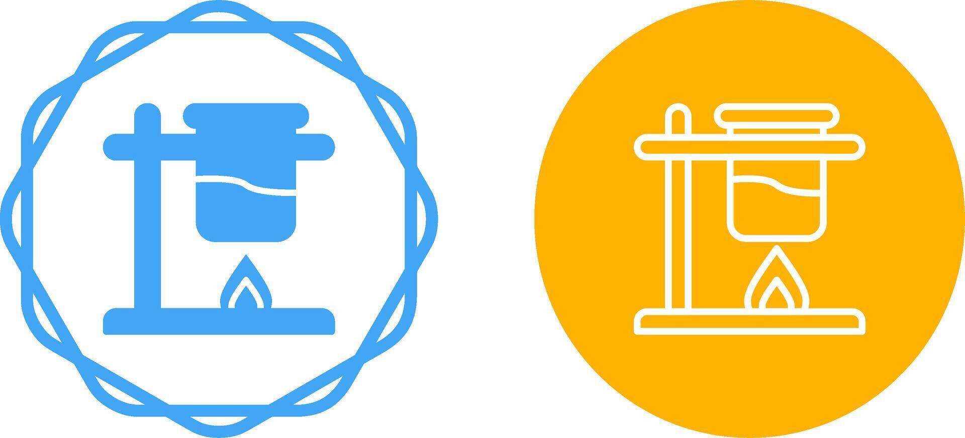 Bunsen Burner Vector Icon