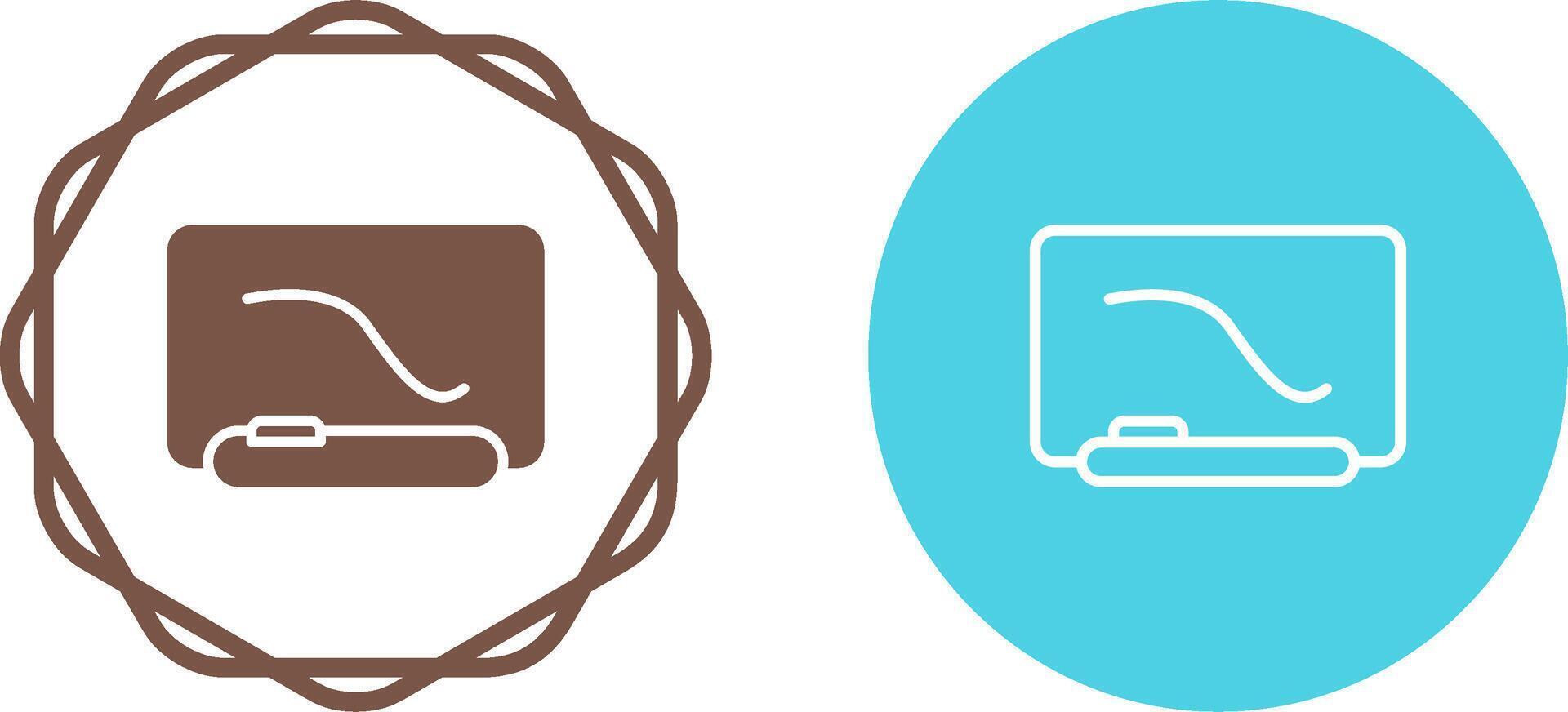 Interactive Whiteboard Vector Icon