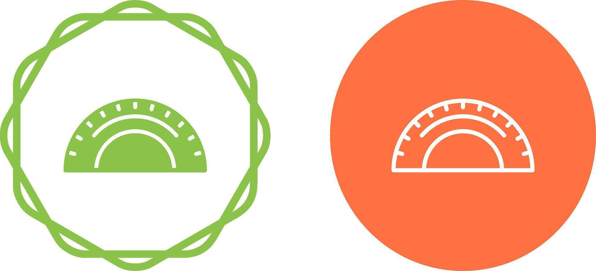 Protractor Vector Icon