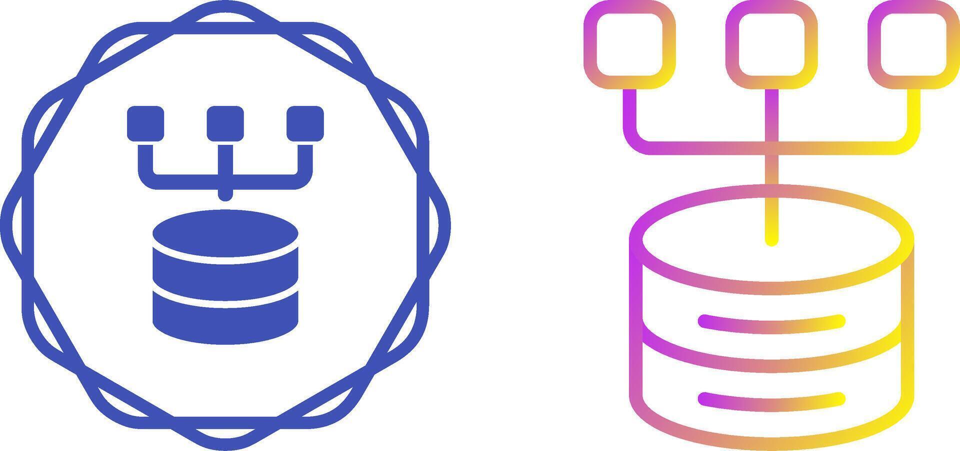 Data Modeling Vector Icon