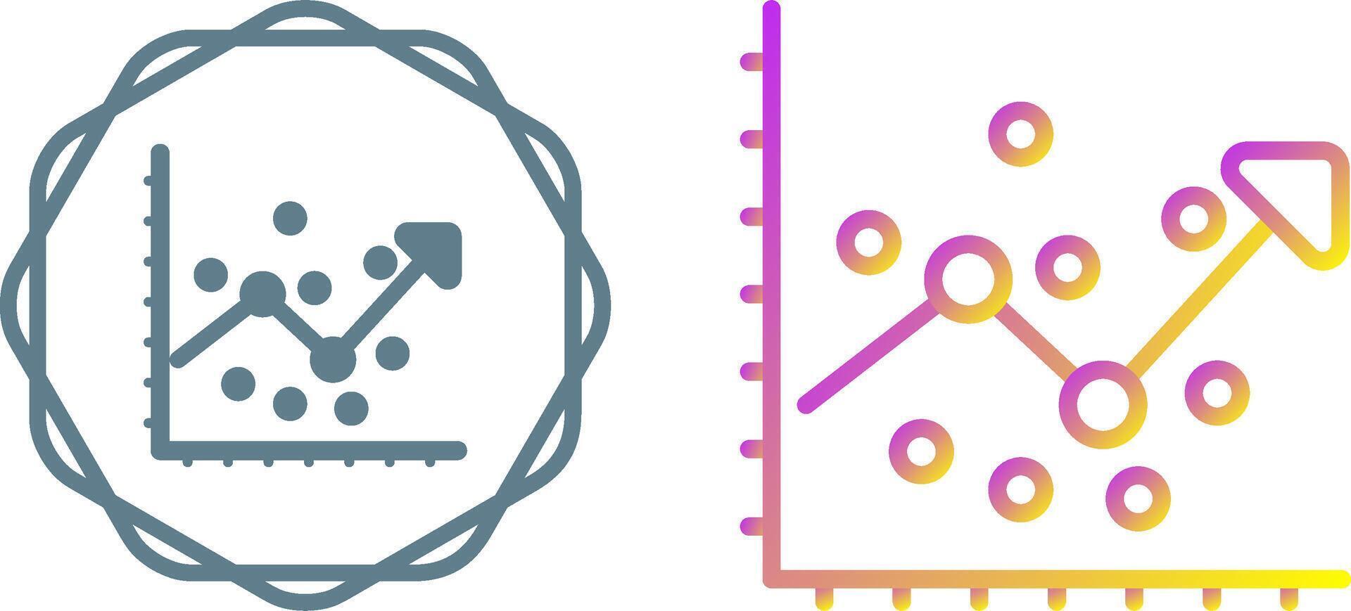 Regression Analysis Vector Icon