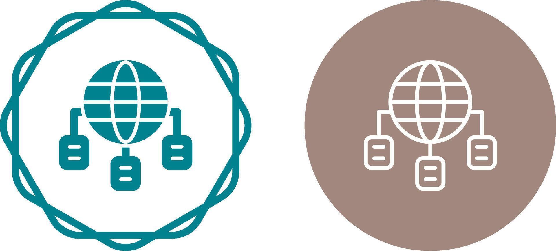 Network as a Service Vector Icon