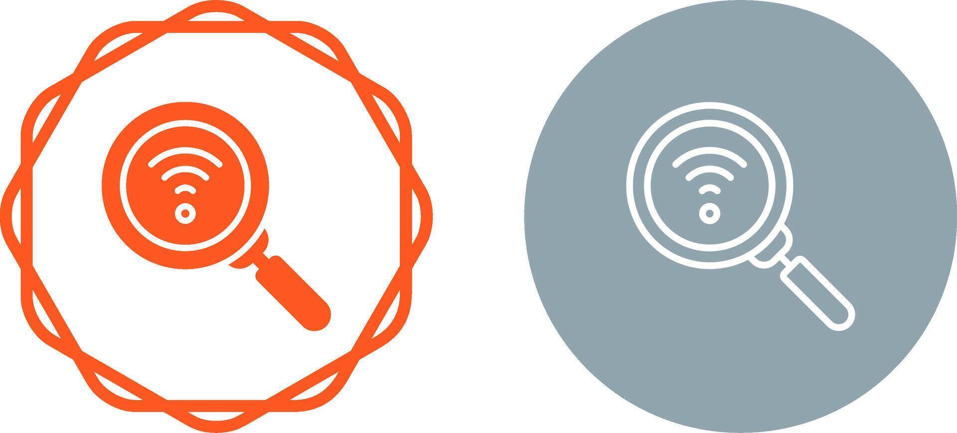 Network Discovery Vector Icon