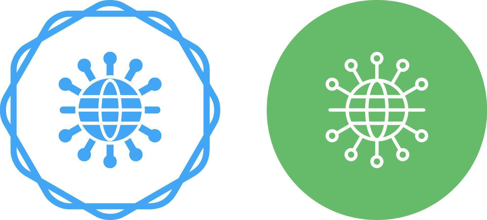 Network Topology Vector Icon