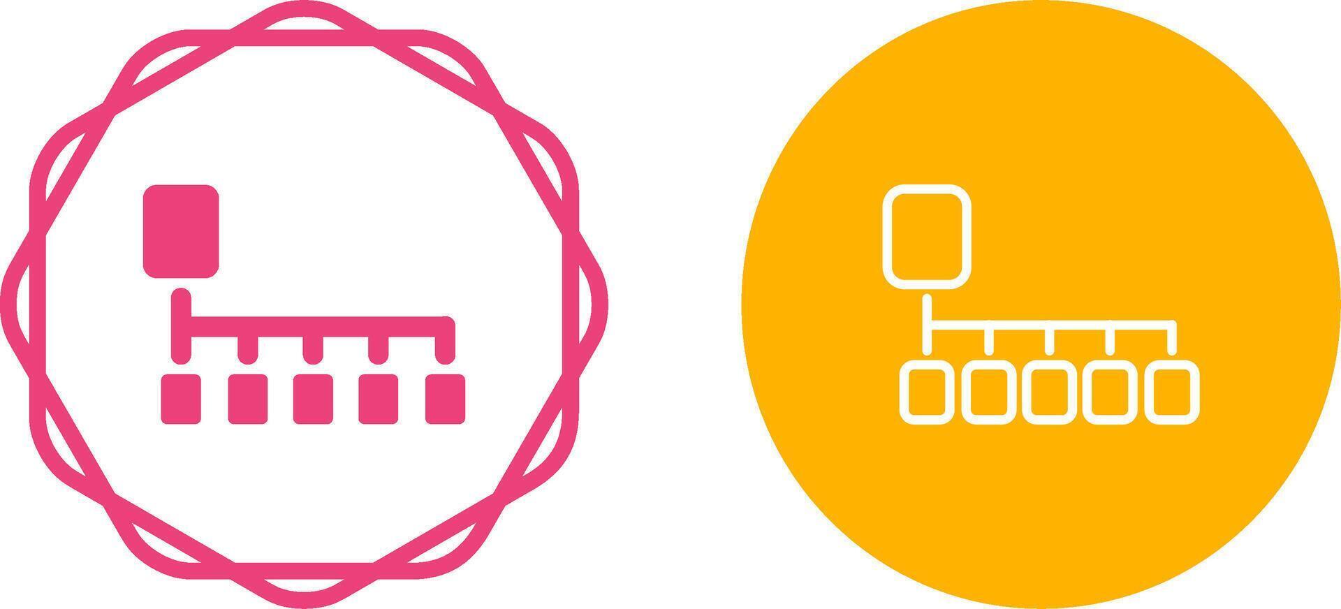 Card Sorting Vector Icon