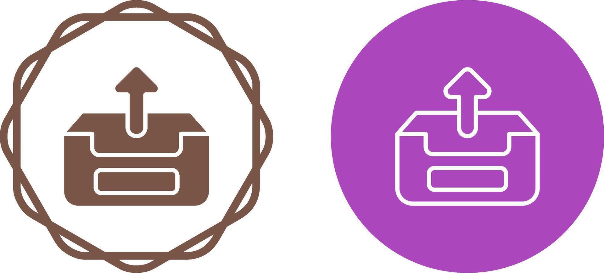 Outbox Vector Icon