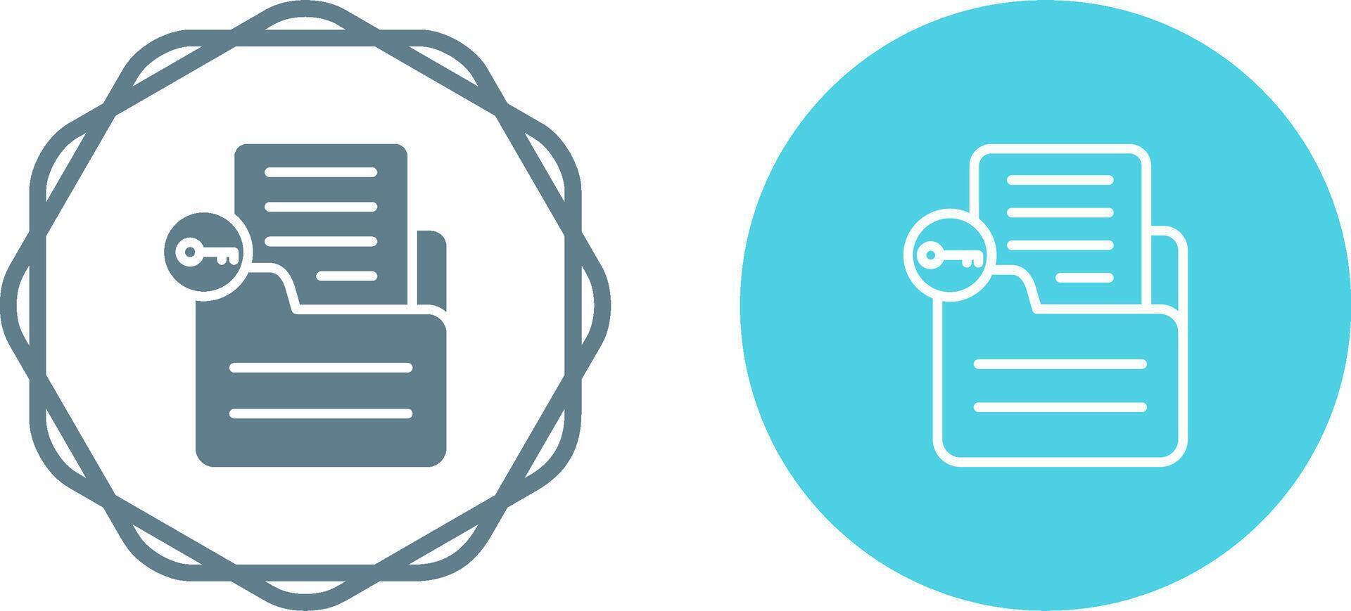Document Unlock Vector Icon