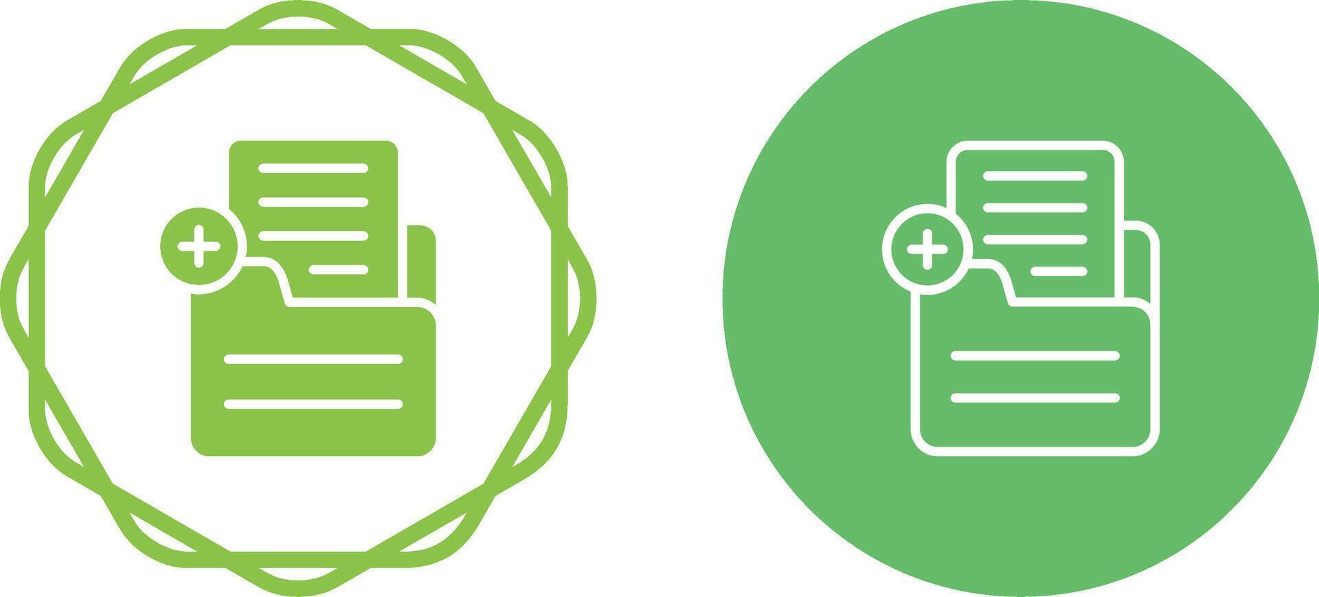 Document Add Vector Icon