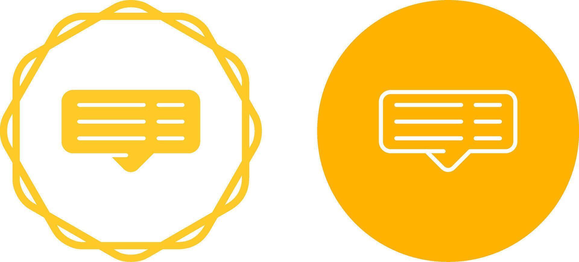 Comment Vector Icon