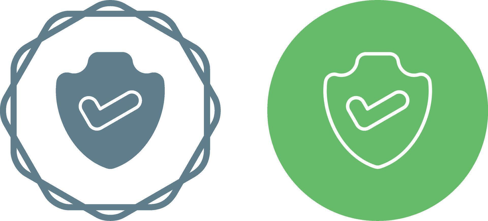 Sheild Check Vector Icon
