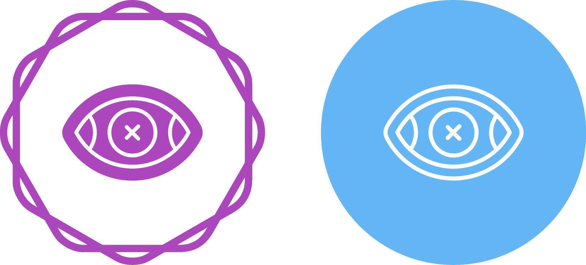Eye Crossed Vector Icon