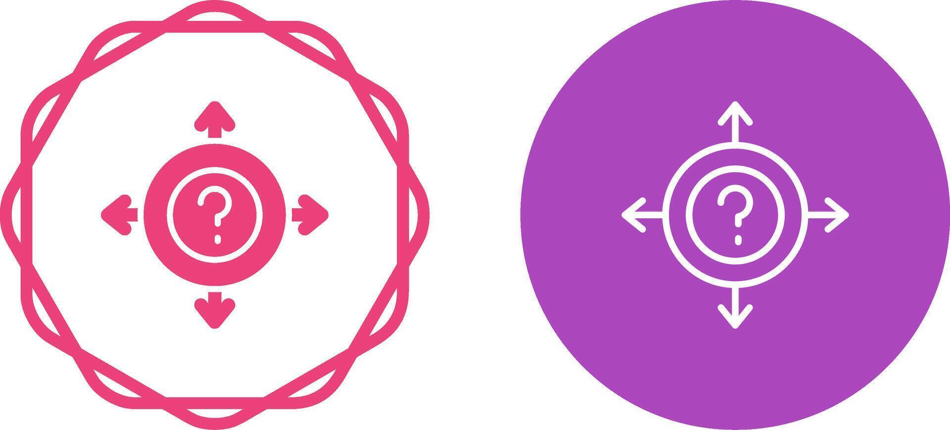 Uncertainty Vector Icon