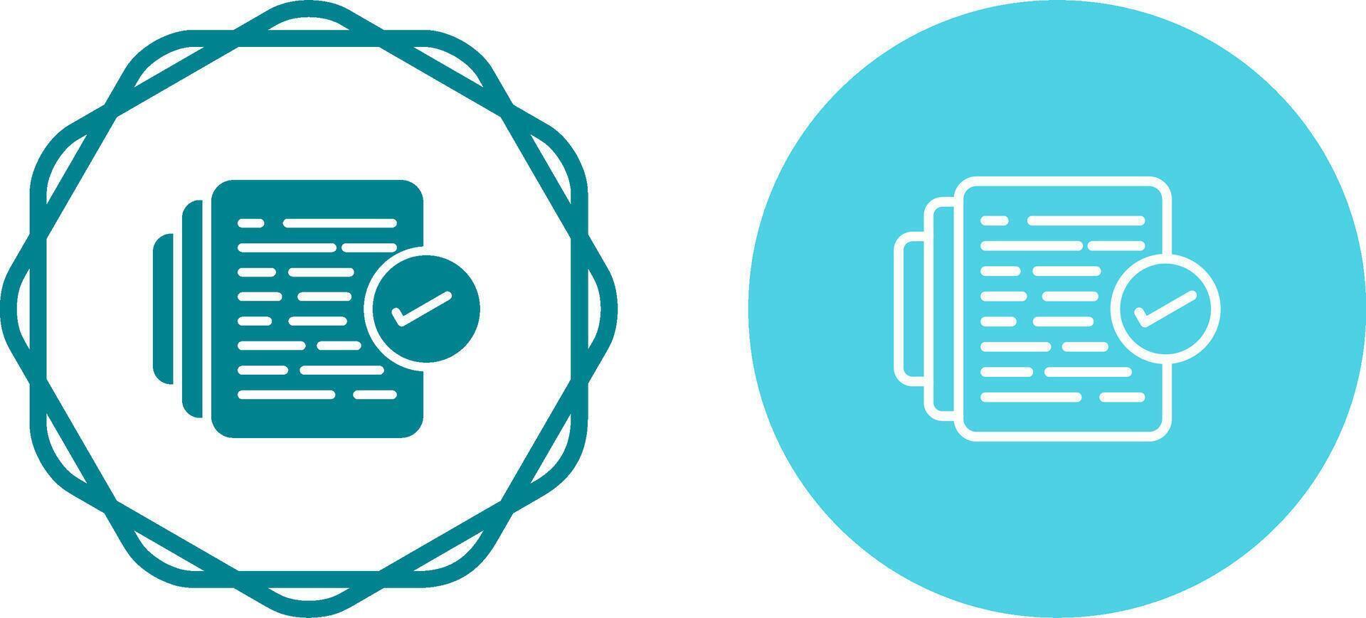 Document Versioning Vector Icon