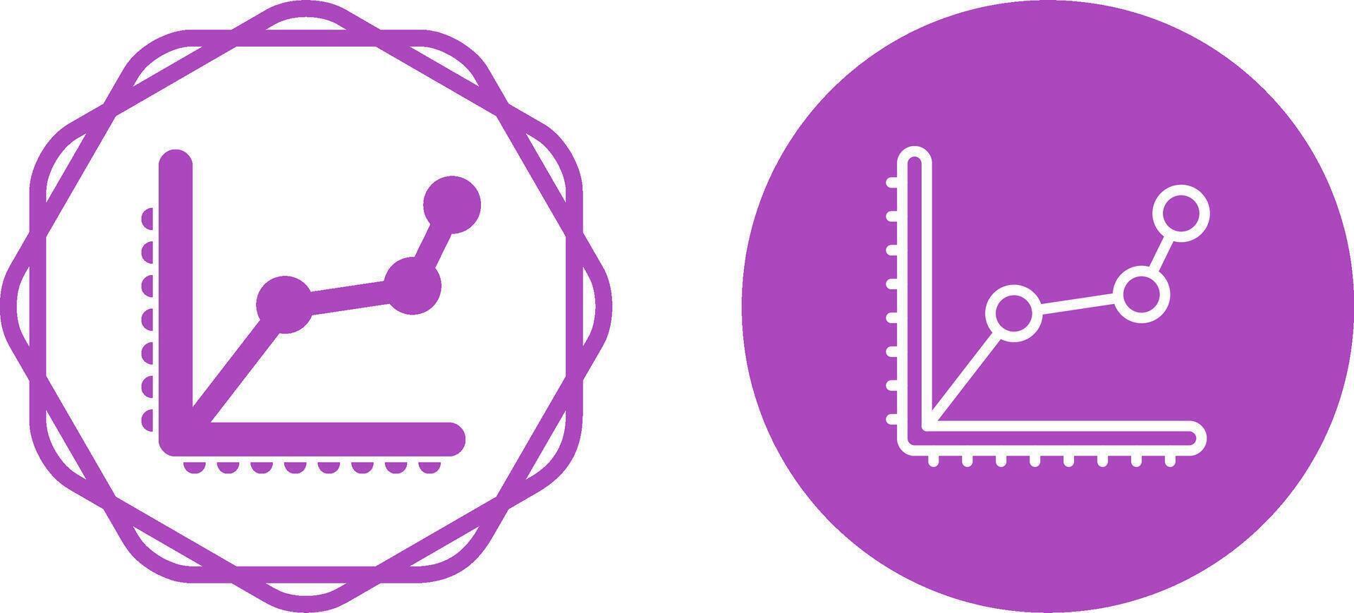 Line Chart Vector Icon