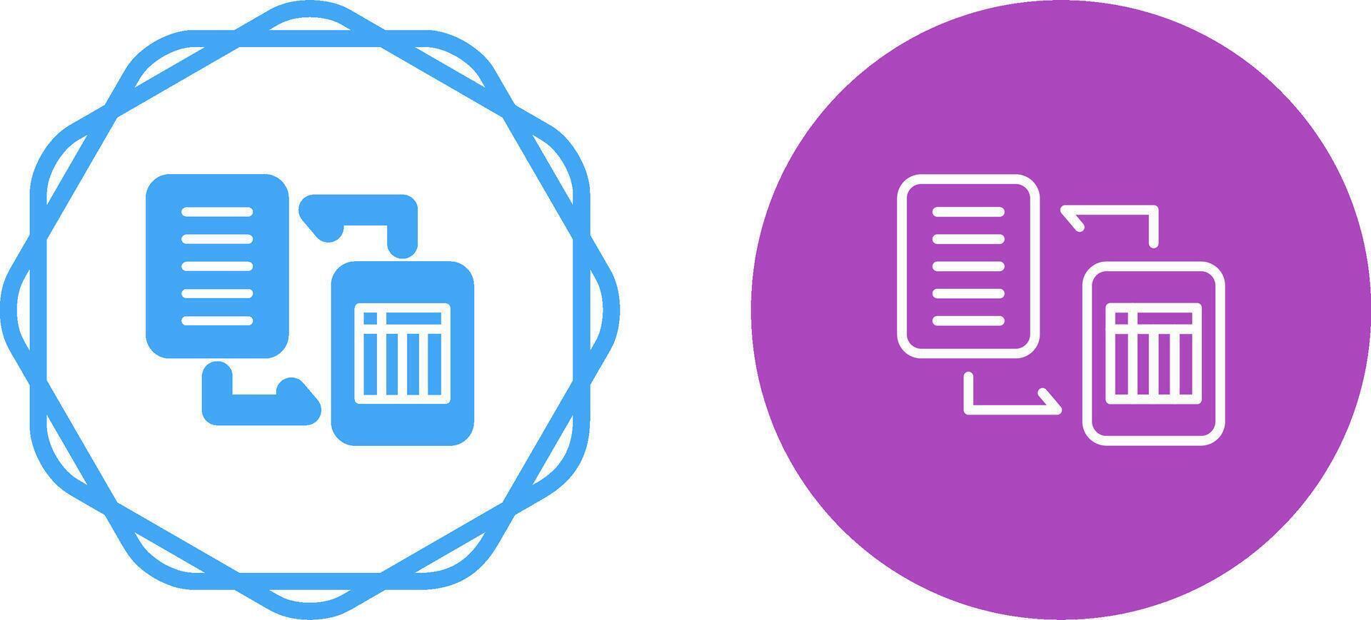 Document Workflow Vector Icon