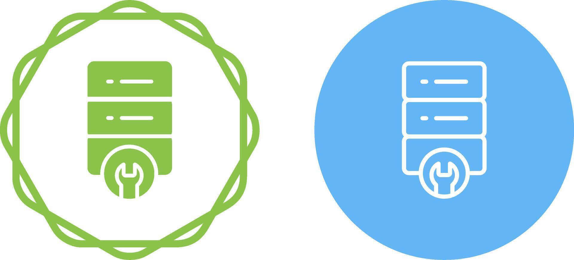 Server Maintenance Vector Icon