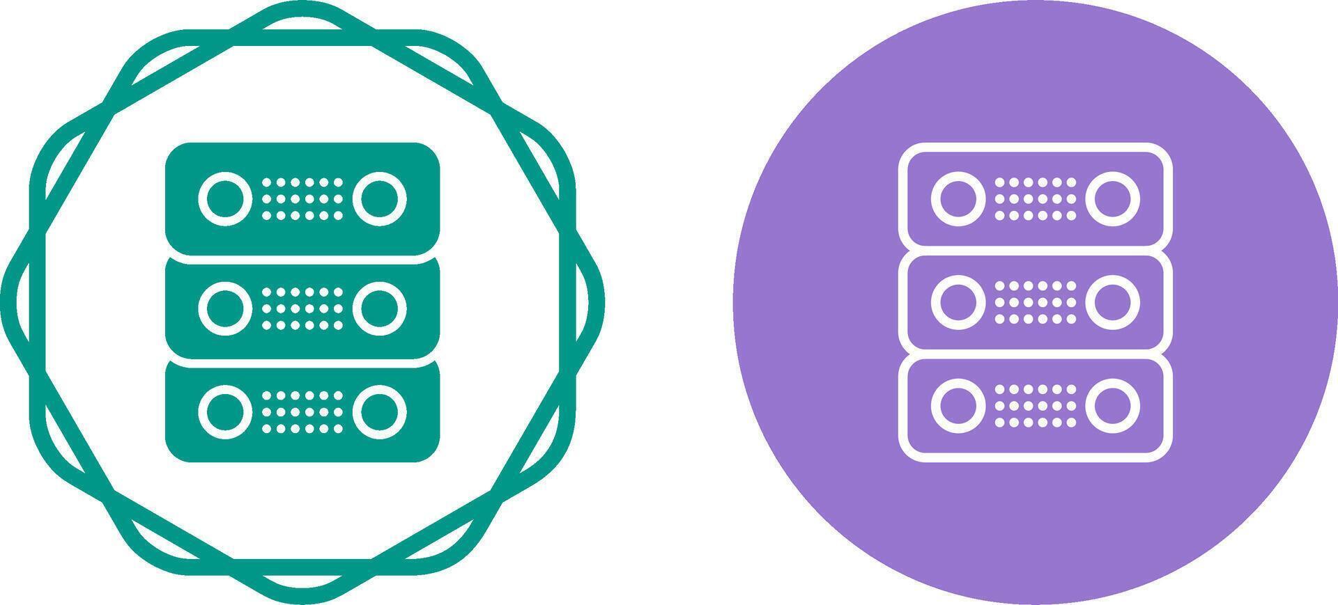 Dedicated Server Vector Icon