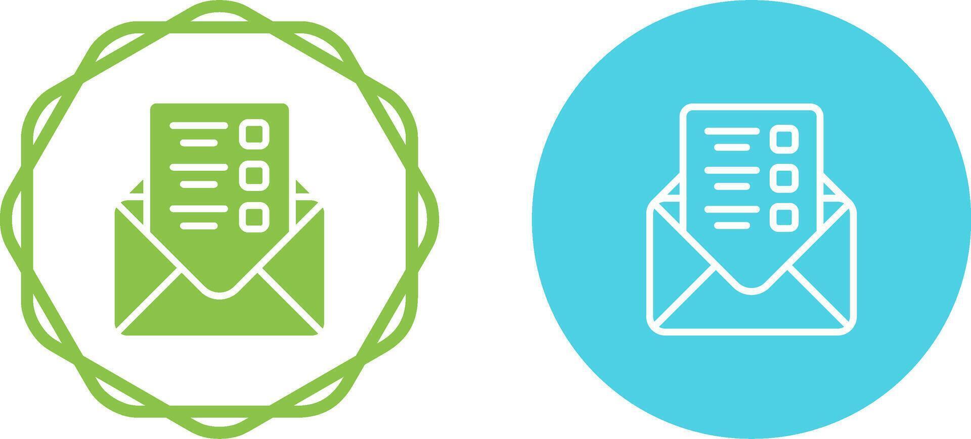 Mailing Lists Vector Icon