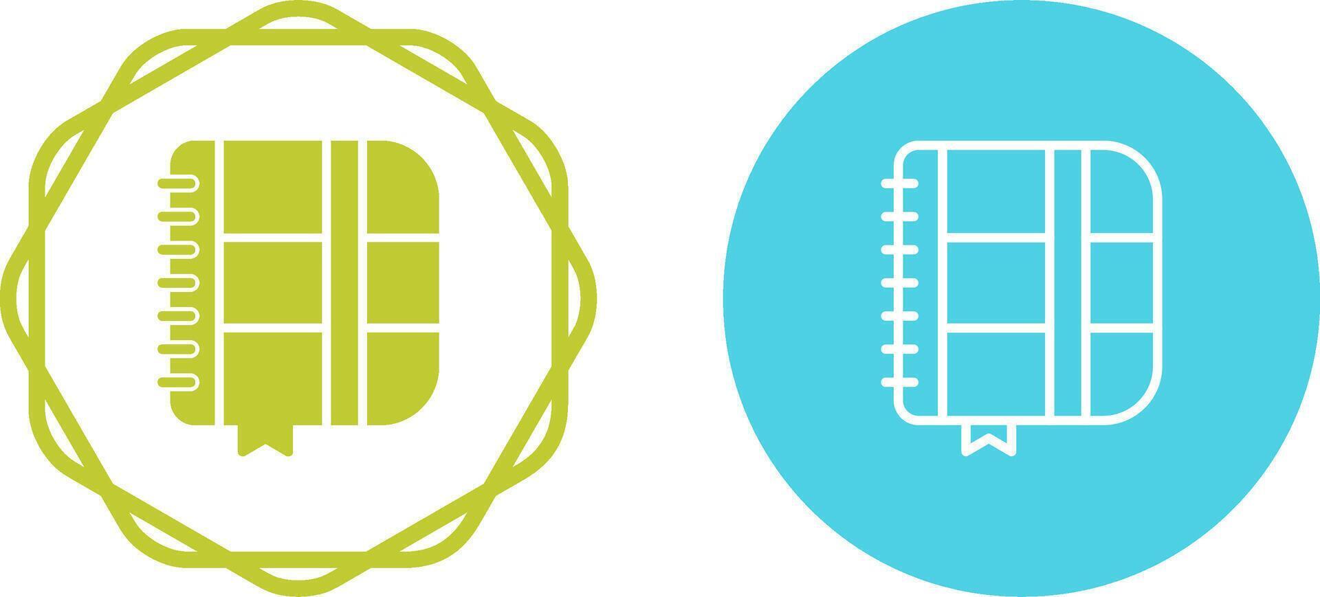 Notebook Vector Icon