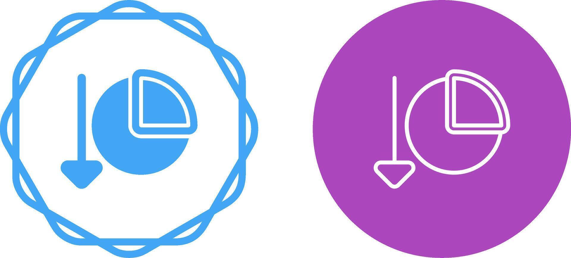 Chart Decreasing Vector Icon