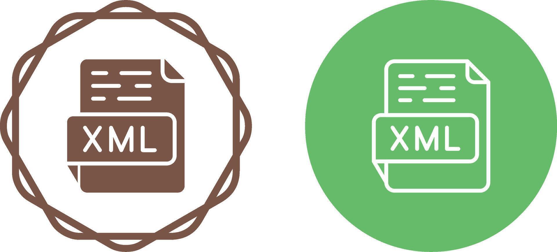 XML Vector Icon