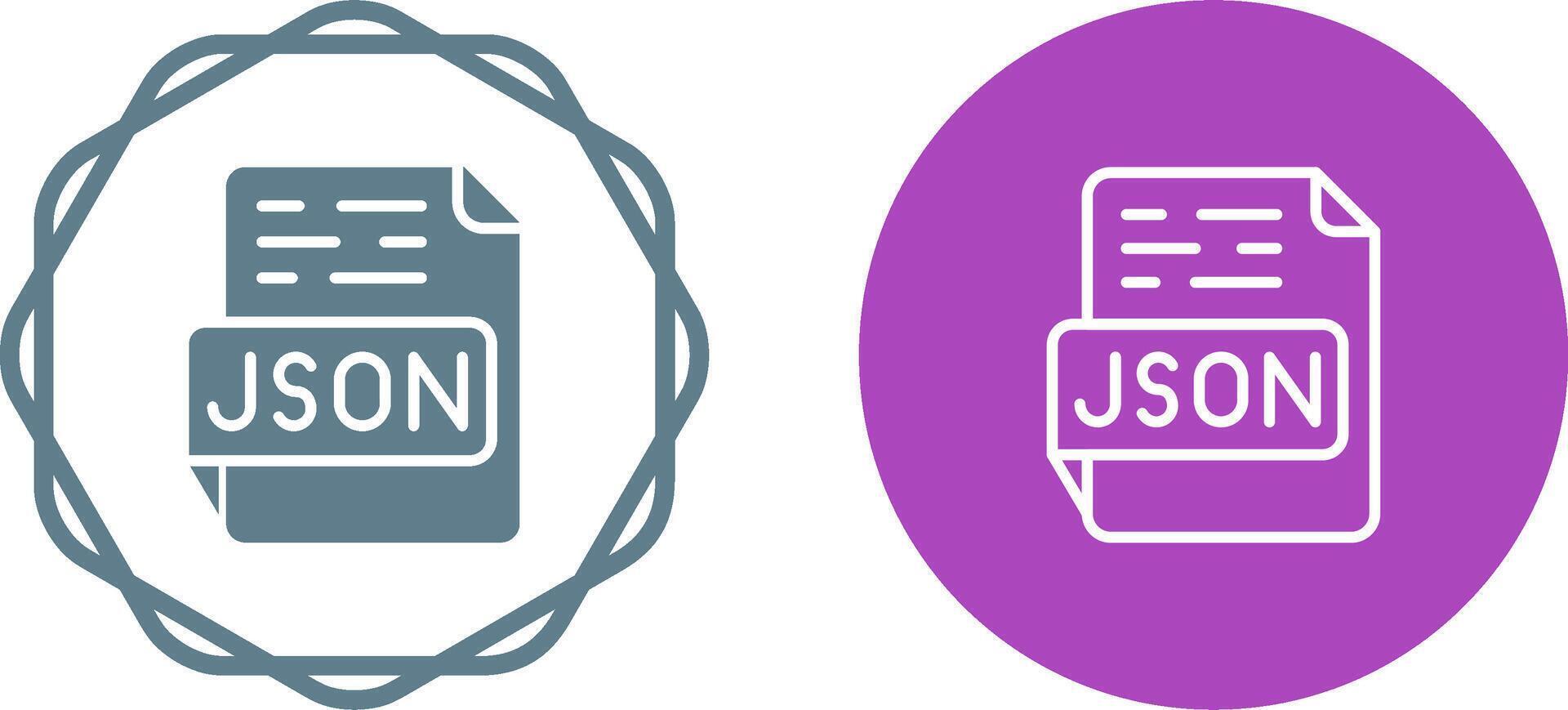 JSON Vector Icon 40676940 Vector Art at Vecteezy