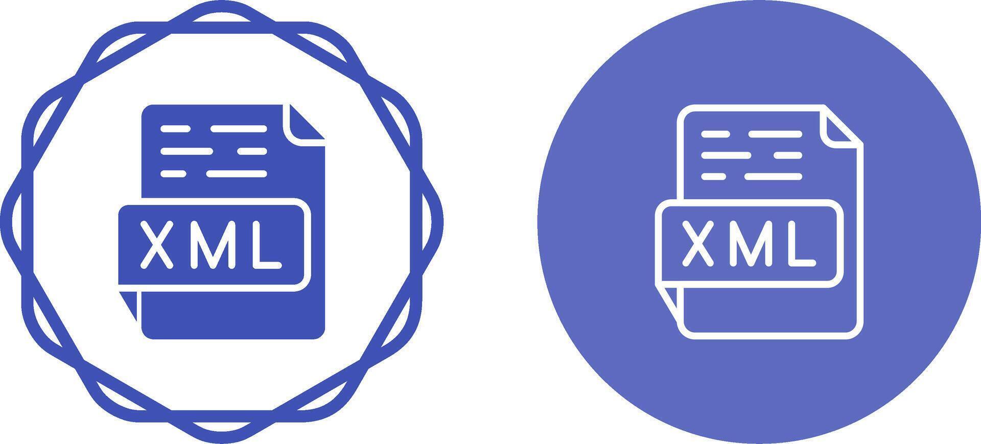 XML Vector Icon